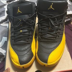 Jordan 12 black and gold
